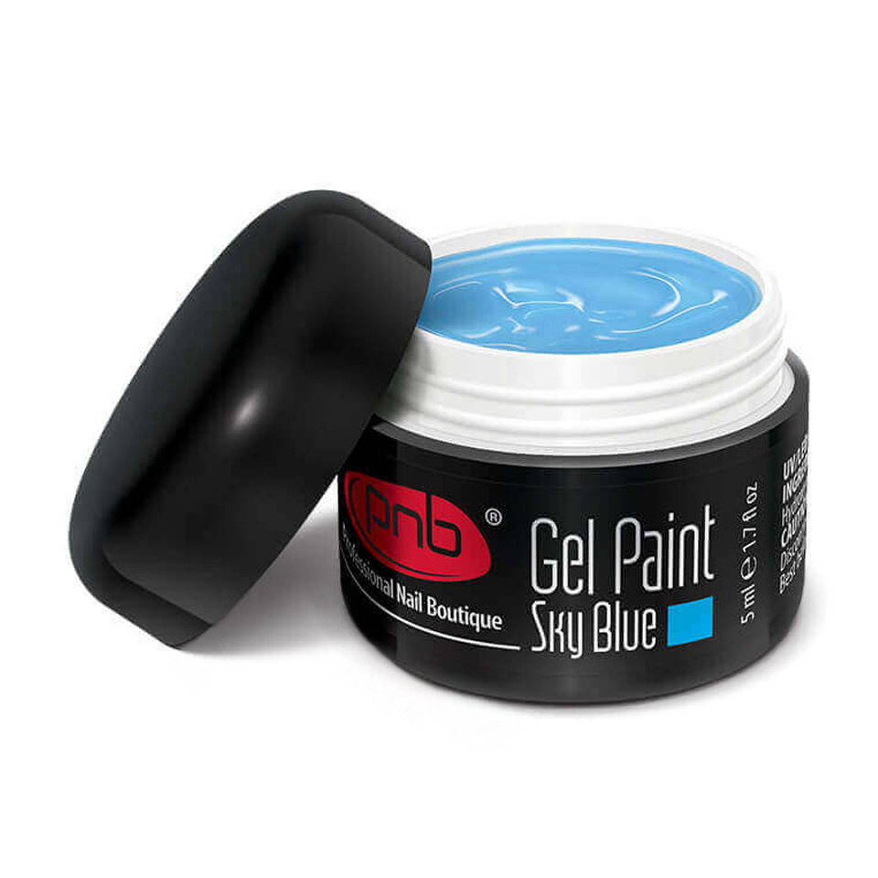 Гель-фарба для дизайну нігтів PNB UV/LED Gel Paint 11 Sky Blue, 5 мл