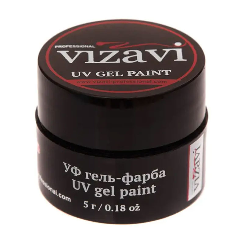 Гель-фарба для нігтів Vizavi Professional UV Gel Paint 16 Темно-зелена, 5 г